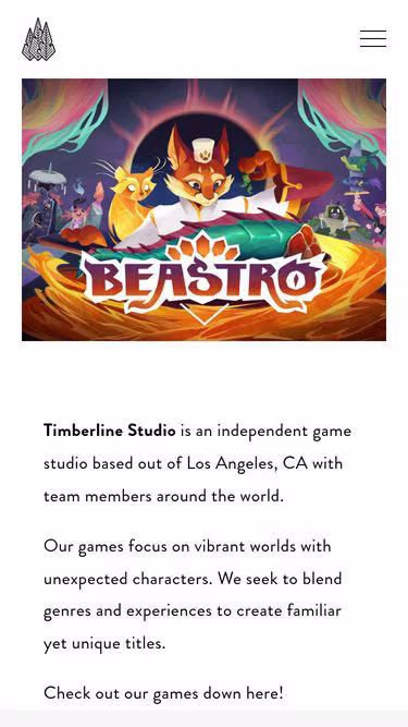 Screenshot of timberline.studio