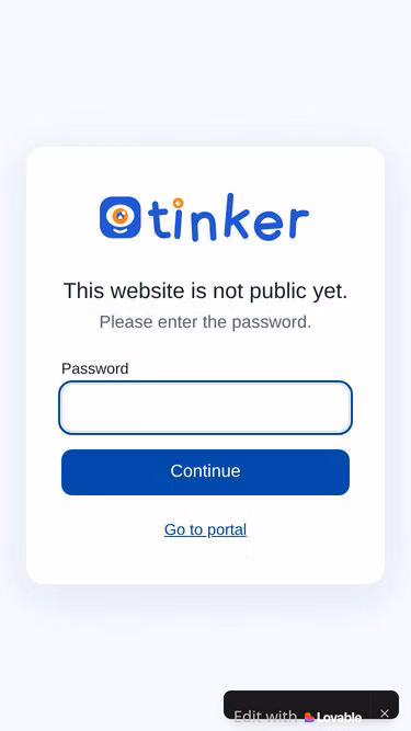 Screenshot of tinker.immo