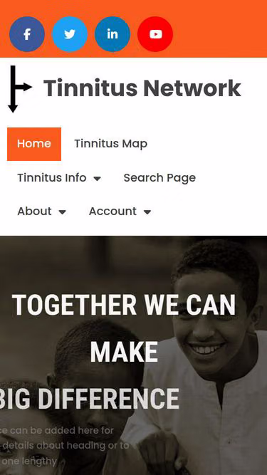 Screenshot of tinnitus.network