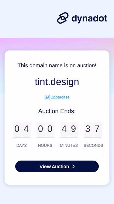 Screenshot of tint.design
