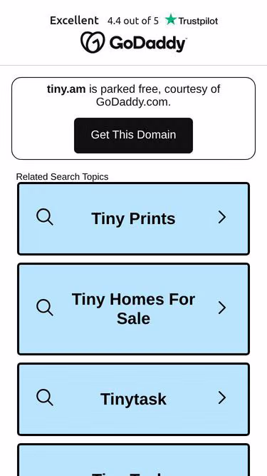 Screenshot of tiny.am