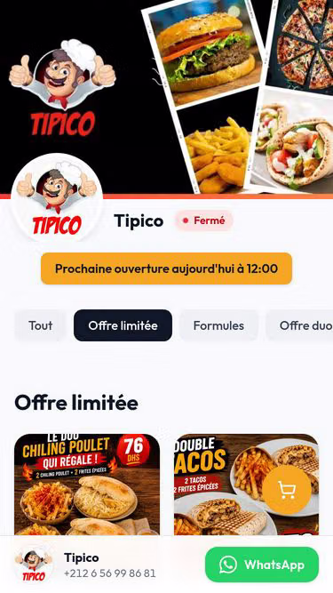 Screenshot of tipico.ma
