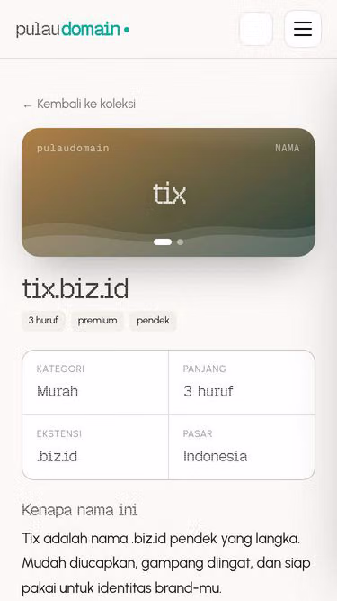 Screenshot of tix.biz.id