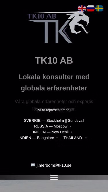 Screenshot of tk10.se