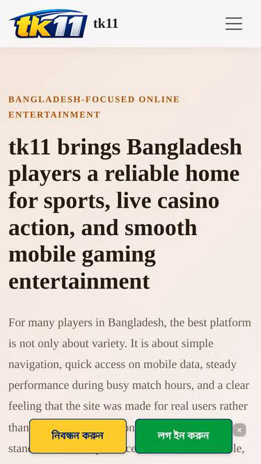 Screenshot of tk11.online