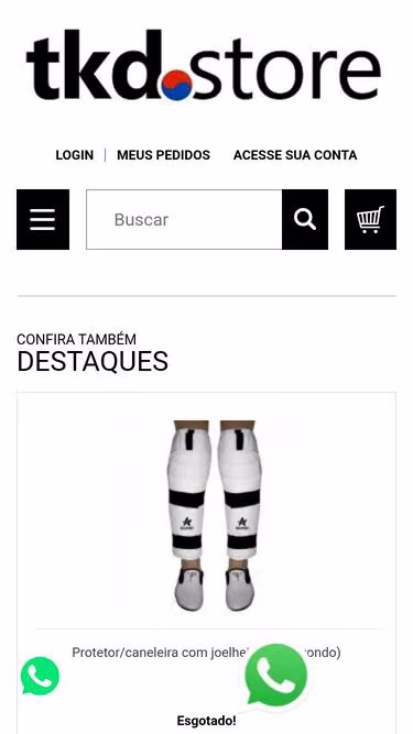 Screenshot of tkd.store