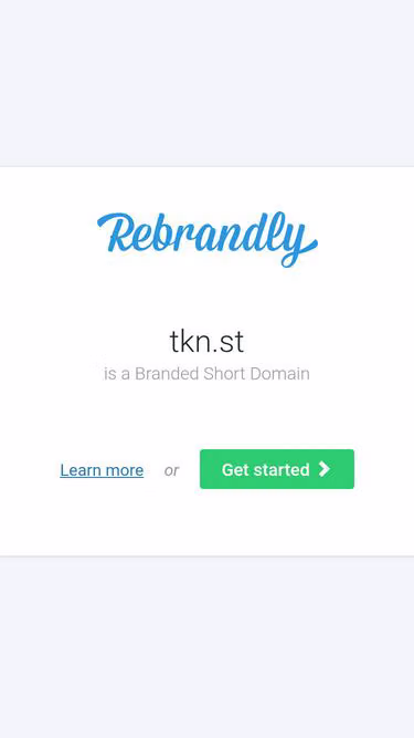 Screenshot of tkn.st