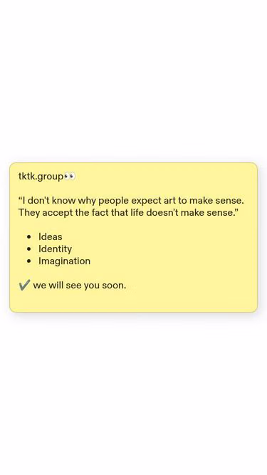Screenshot of tktk.group