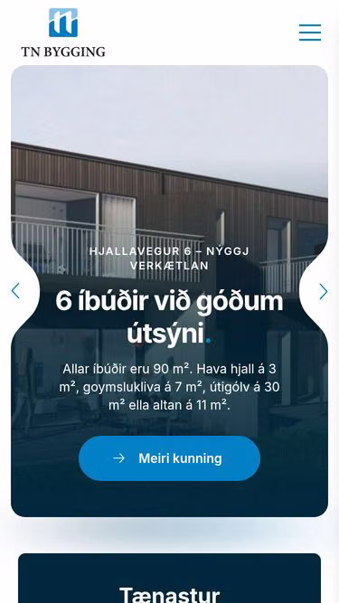 Screenshot of tnb.fo