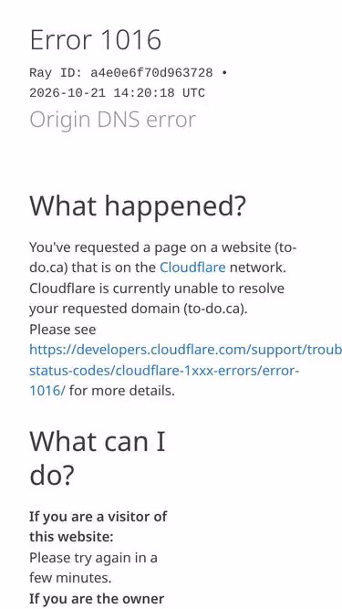 Screenshot of to-do.ca