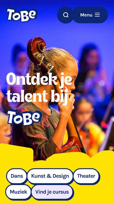 Screenshot of tobe.nl