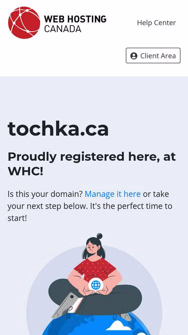 Screenshot of tochka.ca