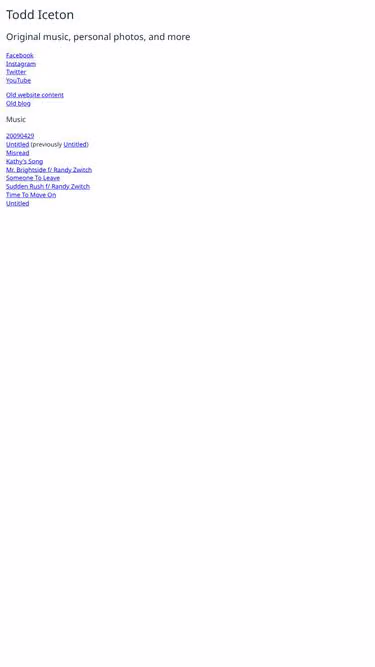Screenshot of todd.is