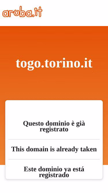 Screenshot of togo.torino.it
