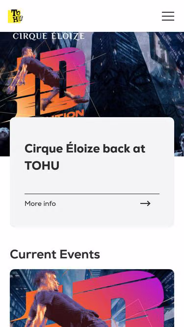Screenshot of tohu.com