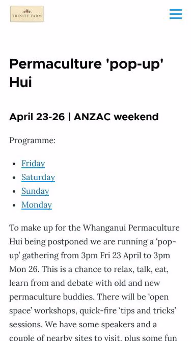 Screenshot of tohu.nz