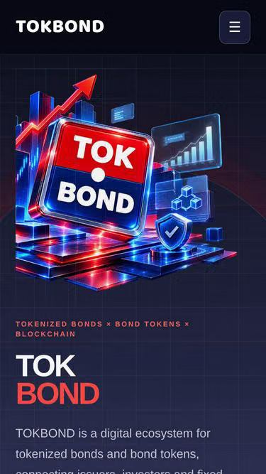 Screenshot of tok.bond