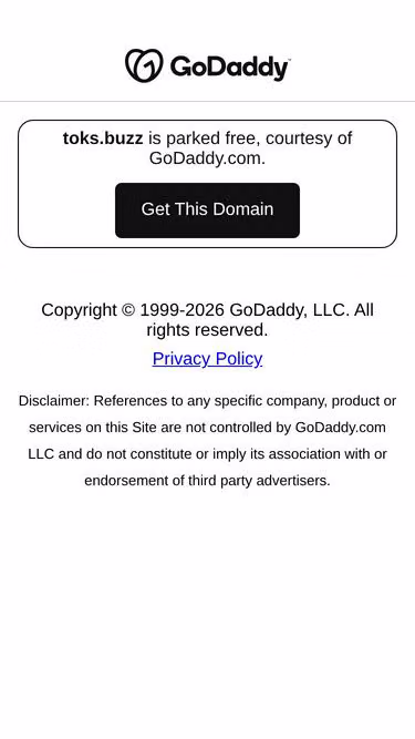 Screenshot of toks.buzz