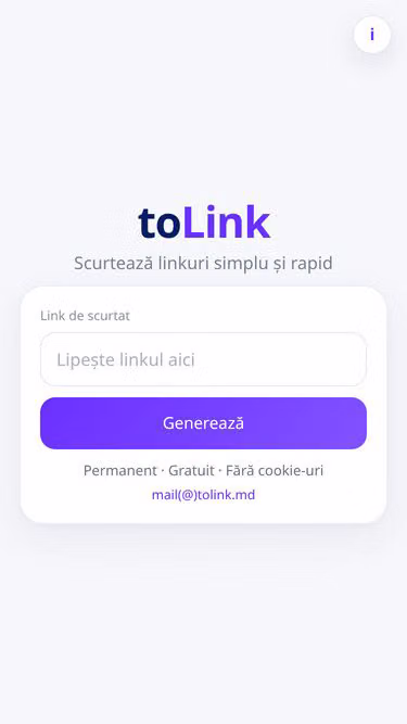Screenshot of tolink.md