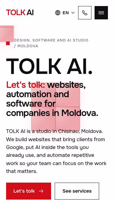 Screenshot of tolk.md