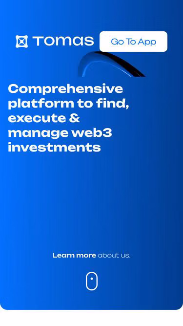 Screenshot of tomas.finance