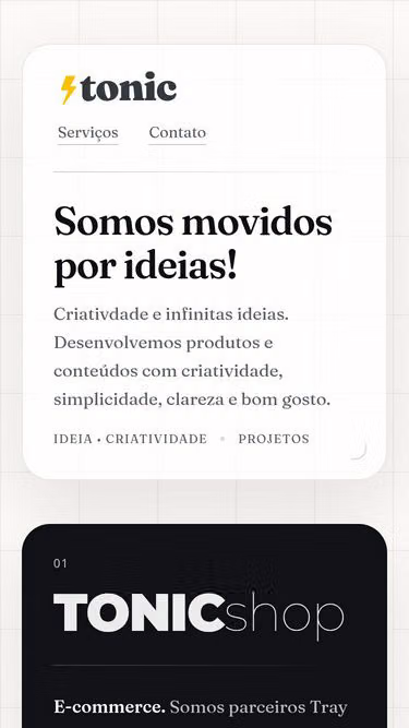 Screenshot of tonic.com.br