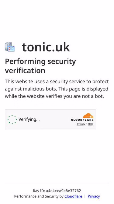 Screenshot of tonic.uk