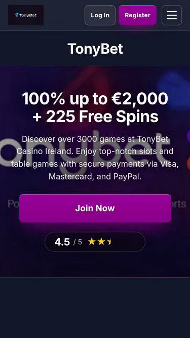 Screenshot of tonybet.autos