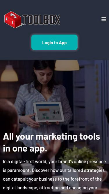 Screenshot of toolbox.technology