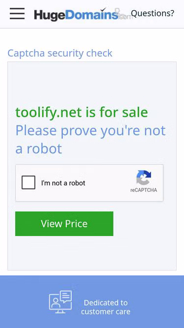 Screenshot of toolify.net