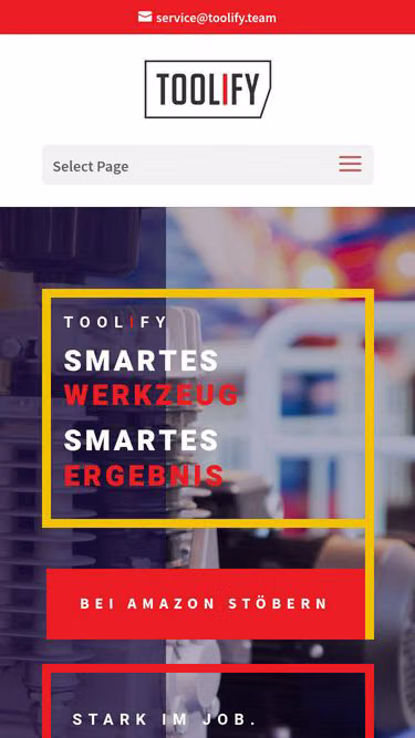 Screenshot of toolify.team
