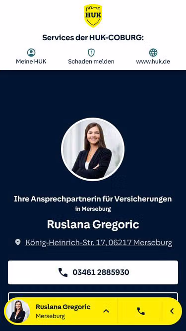 Screenshot of top.versicherung