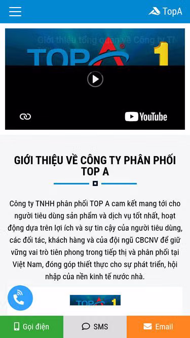 Screenshot of topa.com.vn