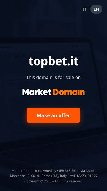 Screenshot of topbet.it
