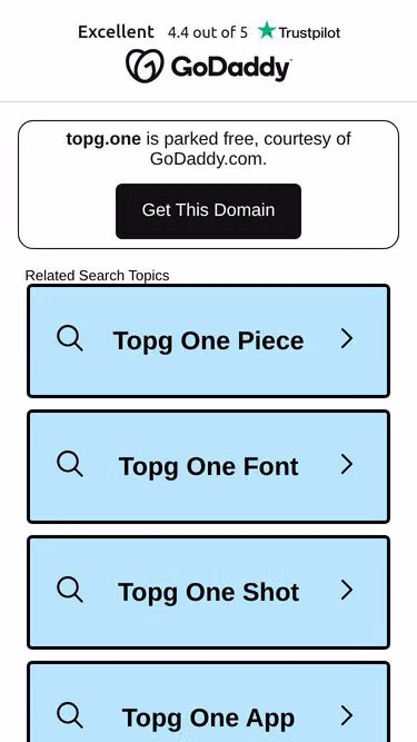 Screenshot of topg.one