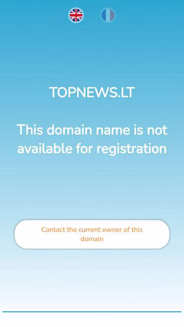 Screenshot of topnews.lt