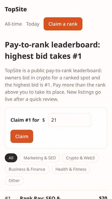 Screenshot of topsite.biz