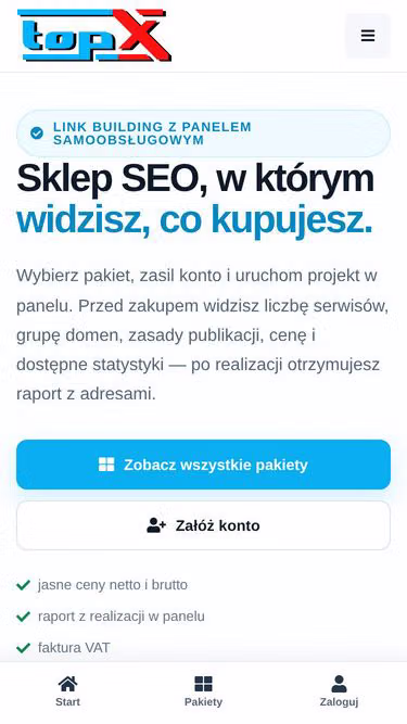 Screenshot of topx.pl