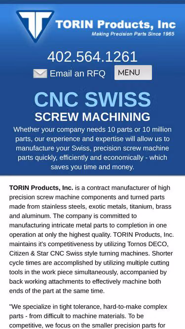 Screenshot of torin.com