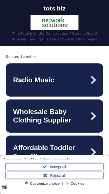 Screenshot of tots.biz