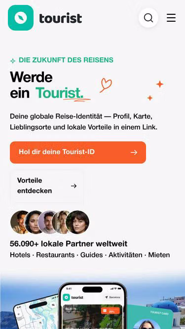 Screenshot of tourist.ch