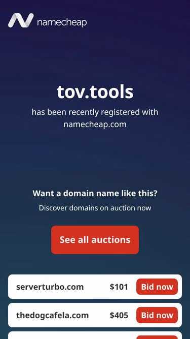 Screenshot of tov.tools