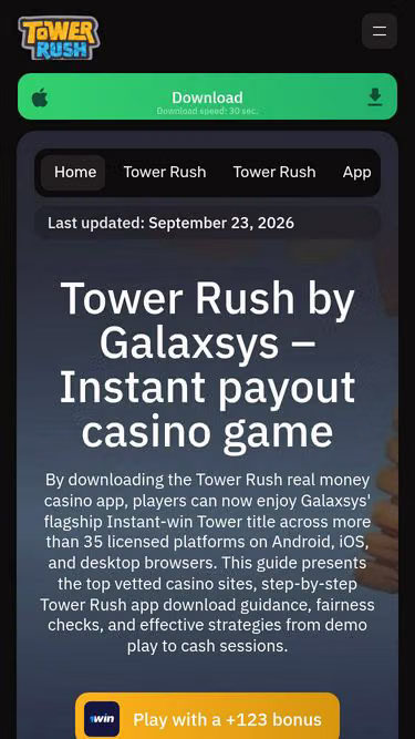 Screenshot of towerrush.diy