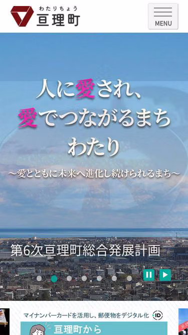 Screenshot of town.watari.miyagi.jp