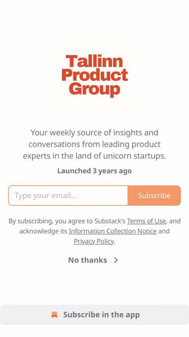 Screenshot of tpg.ee