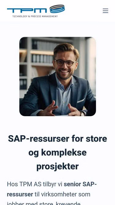 Screenshot of tpm.no