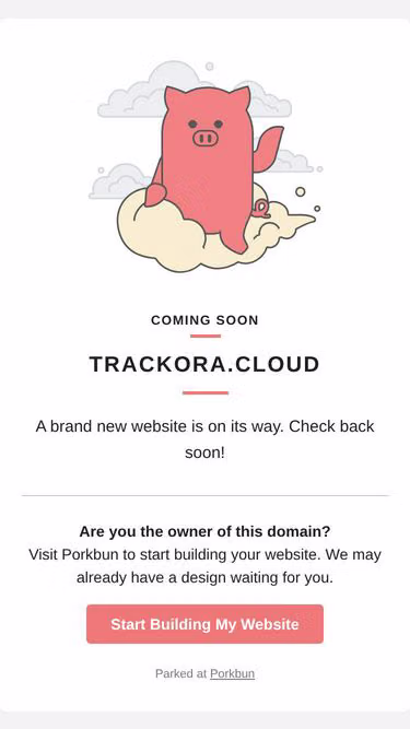 Screenshot of trackora.cloud