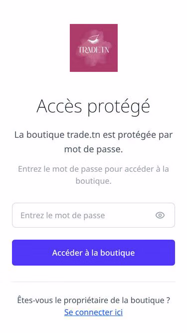 Screenshot of trad.tn
