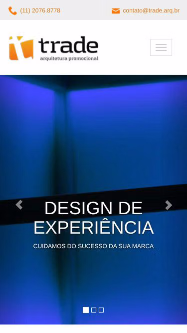 Screenshot of trade.arq.br