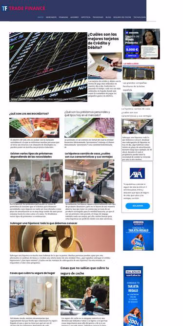 Screenshot of tradefinance.es